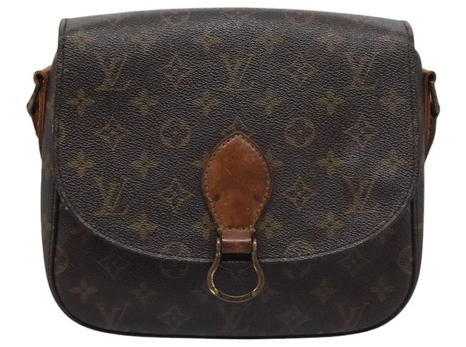 Saint-Cloud LOUIS VUITTON Monogram Saint Cloud GM Bolsa de Hombro M51242 LV Auth BD275 Monograma - vista 13