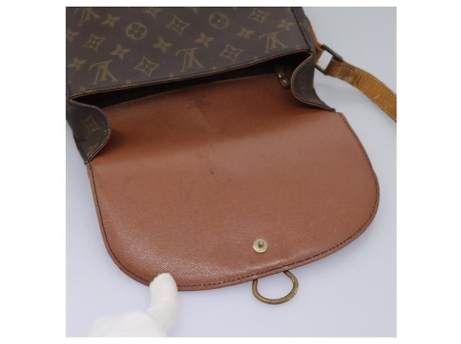 Saint-Cloud LOUIS VUITTON Monogram Saint Cloud GM Bolsa de Hombro M51242 LV Auth BD275 Monograma - vista 20