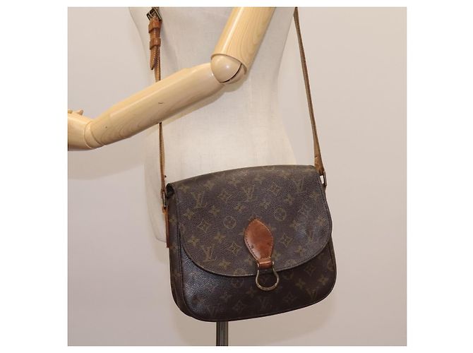 Saint-Cloud LOUIS VUITTON Monogram Saint Cloud GM Bolsa de Hombro M51242 LV Auth BD275 Monograma - vista 25