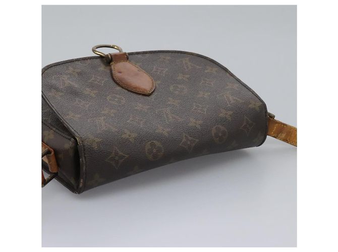 Saint-Cloud LOUIS VUITTON Monogram Saint Cloud GM Bolsa de Hombro M51242 LV Auth BD275 Monograma - vista 6
