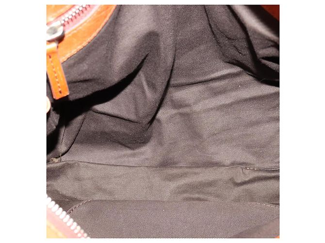 Chloé Sac à main Chloe Paddington en cuir marron or argent Auth 113680 - vue 16