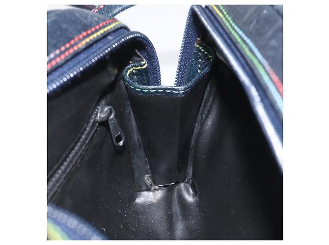 Borsa a Spalla FENDI in Pelle Blu Navy Auth 113423 - vista 19