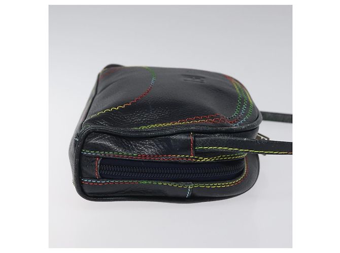 Borsa a Spalla FENDI in Pelle Blu Navy Auth 113423 - vista 3