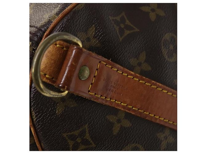 LOUIS VUITTON Monogram Keepall Bandouliere 60 Borsa Boston M41412 LV Auth 115682 Monogramma - vista 18
