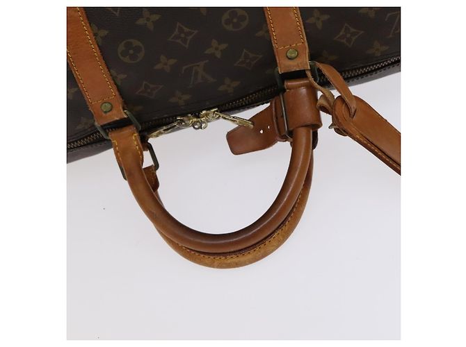 LOUIS VUITTON Monogram Keepall Bandouliere 60 Borsa Boston M41412 LV Auth 115682 Monogramma - vista 7
