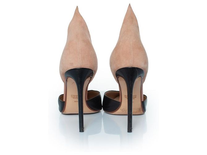Francesco Russo, décolleté in suede e pelle Nero Rosa - vista 6
