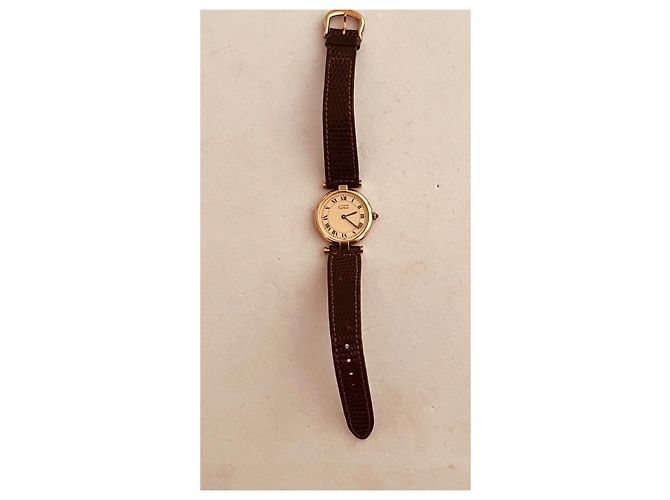Cartier Vendôme Uhr vergoldet Golden - Ansicht 3