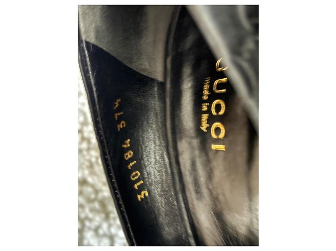 Décolleté Gucci Nere in Vitello Monogrammato Tacchi 85mm Nero - vista 9