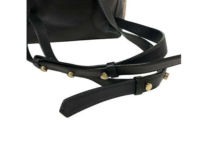 Schwarzer Leder-Rucksack von Jimmy Choo - Ansicht 3