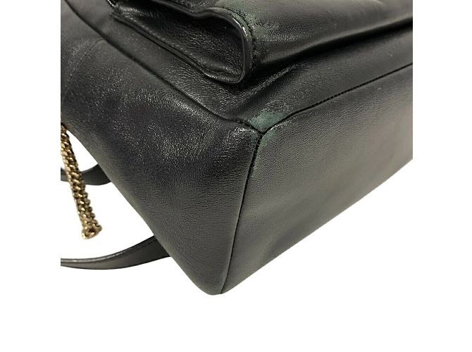 Schwarzer Leder-Rucksack von Jimmy Choo - Ansicht 4