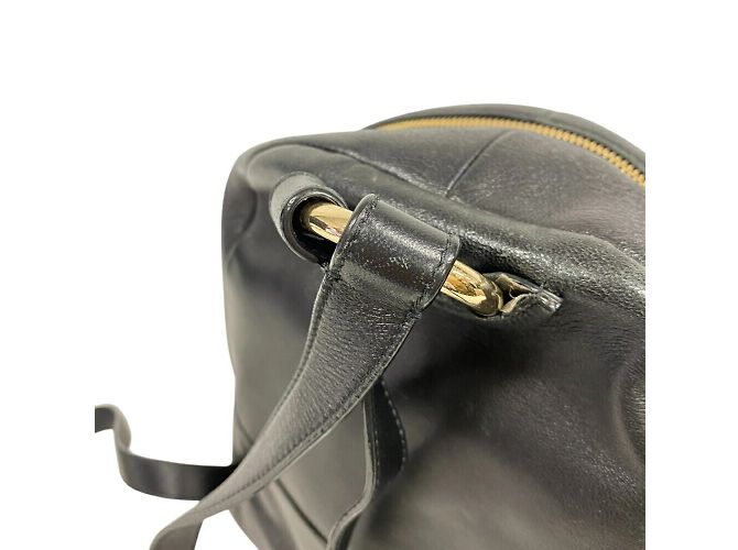 Schwarzer Leder-Rucksack von Jimmy Choo - Ansicht 6