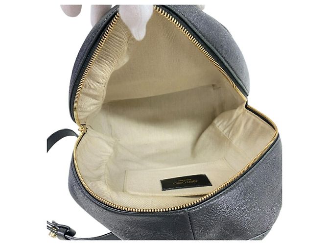 Schwarzer Leder-Rucksack von Jimmy Choo - Ansicht 7