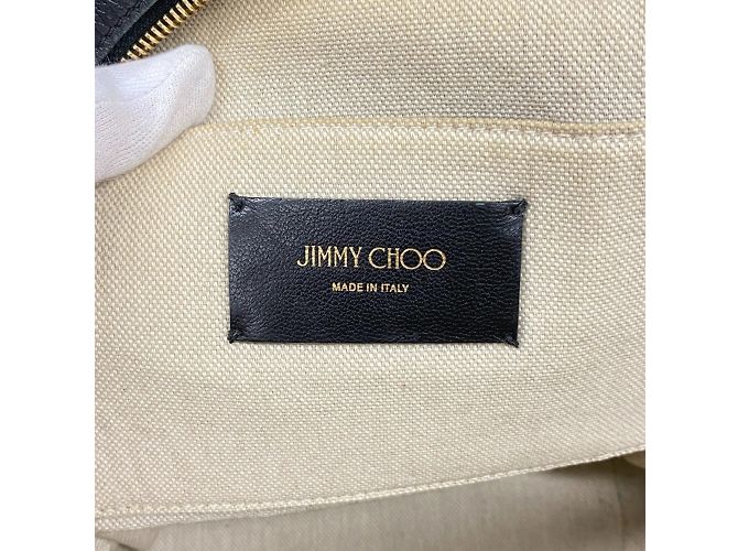 Schwarzer Leder-Rucksack von Jimmy Choo - Ansicht 8