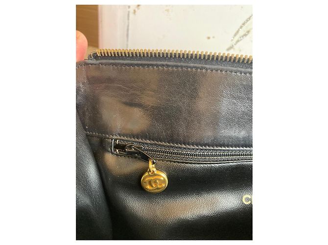 Borsa Chanel in pelle matelassé nera Nero - vista 8