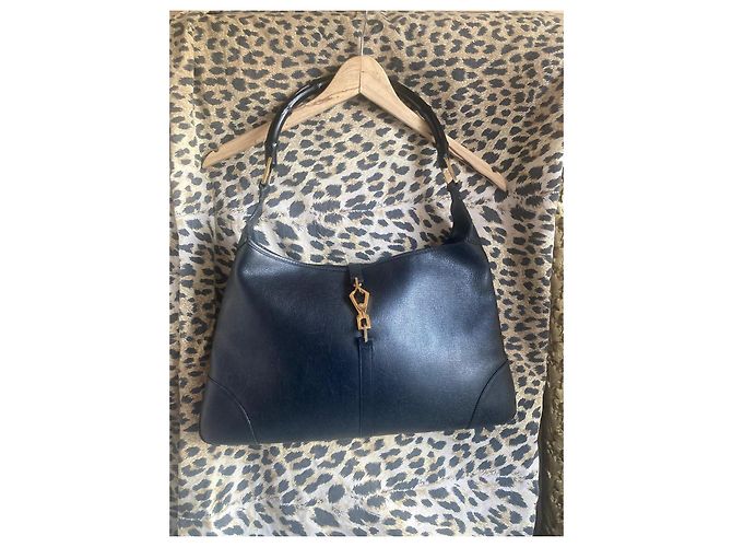 Borsa a mano Gucci Jackie 1961 in pelle nera Nero - vista 2