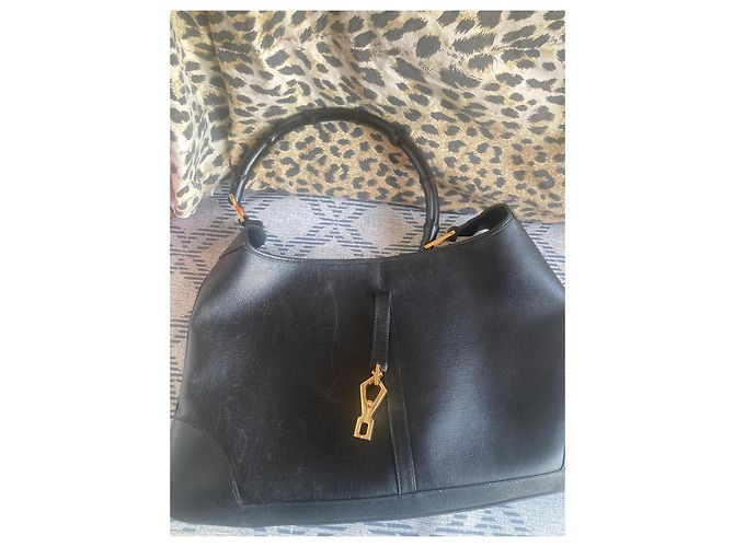 Borsa a mano Gucci Jackie 1961 in pelle nera Nero - vista 5