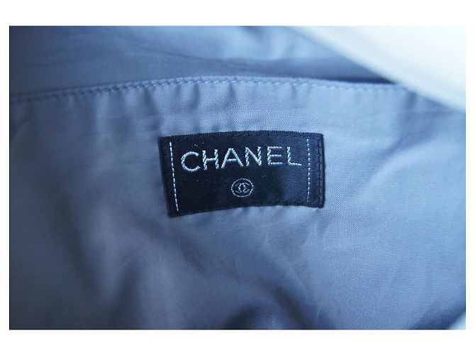 Borsa a mano Chanel in nylon Eggshell Bianco sporco - vista 6