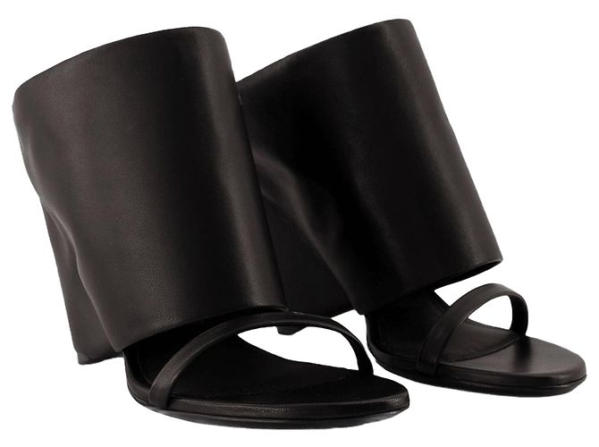 Sandali - Courreges - Pelle - Nero - vista 2