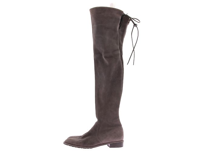 Botas STUART WEITZMAN T.EU 38 Cuero Gris - vista 2