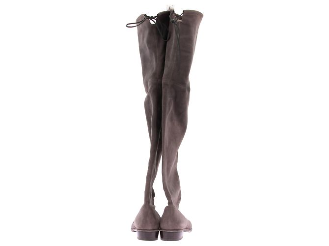 Botas STUART WEITZMAN T.EU 38 Cuero Gris - vista 5