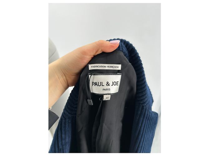Chaquetas PAUL & JOE T.FR 34 Algodón Azul - vista 5