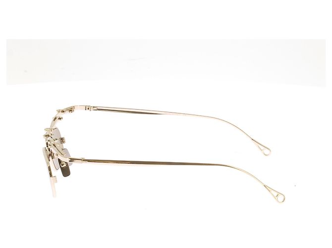 Autre Marque NON SIGNE / UNSIGNED Sunglasses T.  Metal Golden - view 4