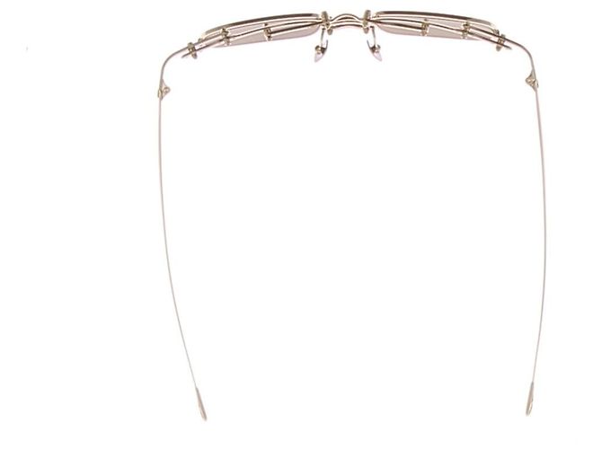 Autre Marque NON SIGNE / UNSIGNED Sunglasses T.  Metal Golden - view 6