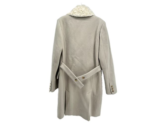 Manteaux JOHN GALLIANO T.IT 48 Cuir Beige - vue 2