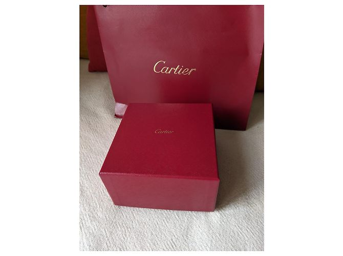 Cartier Love Juc Armband gefütterte Box und Papiertüte Rot - Ansicht 4