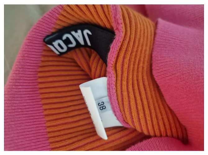 Top Jacquemus Rosa e Laranja de Viscose - vista 5