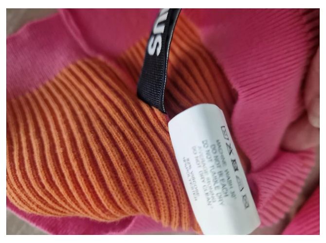 Top Jacquemus Rosa e Laranja de Viscose - vista 6