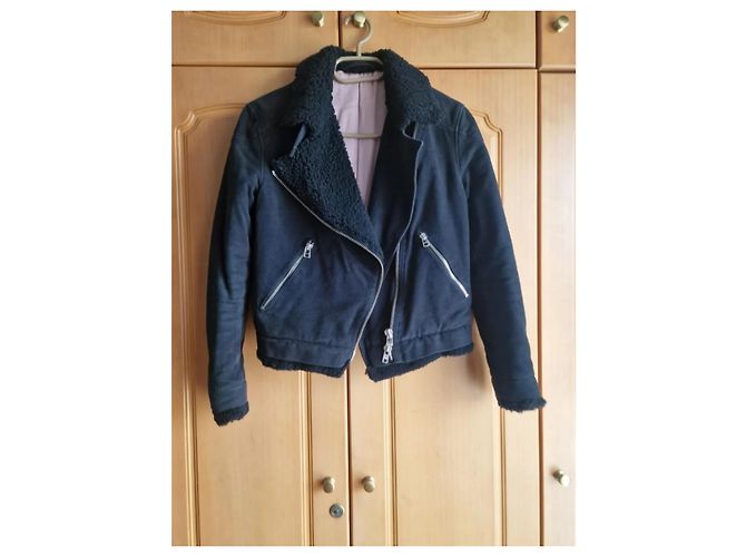 Giacca Acne in cotone nera Nero - vista 2