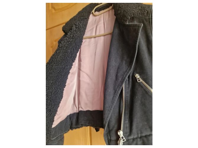 Giacca Acne in cotone nera Nero - vista 5