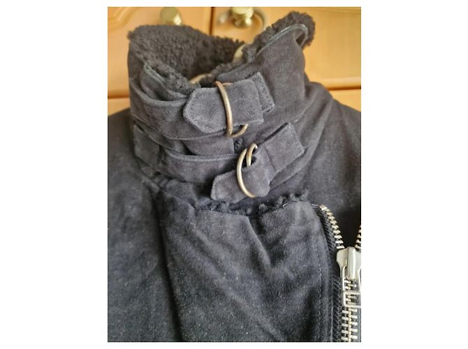 Giacca Acne in cotone nera Nero - vista 7