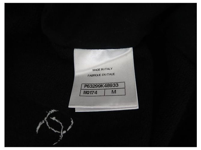 NOVO PULL CHANEL P63299 MOLETOM CAPUZ GRAFFITI COCO CAMELIA CAMBON M 50 Preto - vista 10