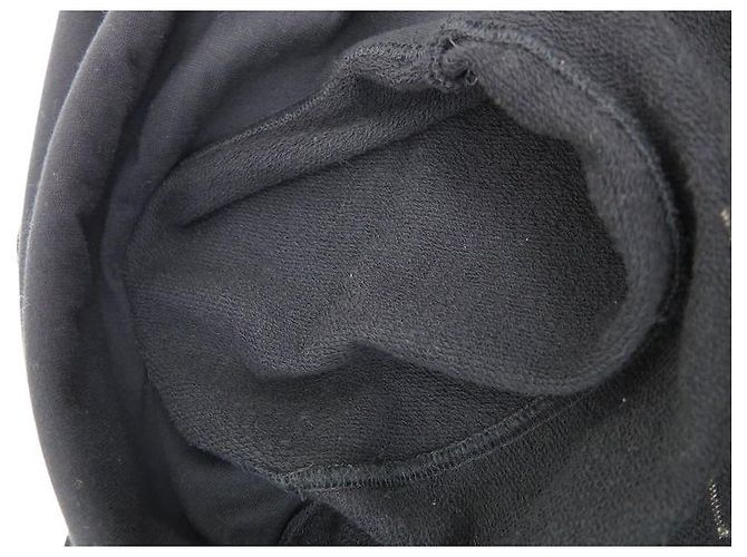 NOVO PULL CHANEL P63299 MOLETOM CAPUZ GRAFFITI COCO CAMELIA CAMBON M 50 Preto - vista 5