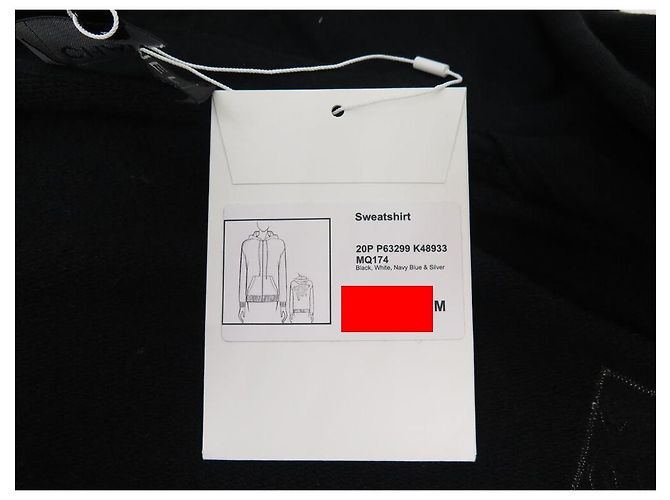 NOVO PULL CHANEL P63299 MOLETOM CAPUZ GRAFFITI COCO CAMELIA CAMBON M 50 Preto - vista 9