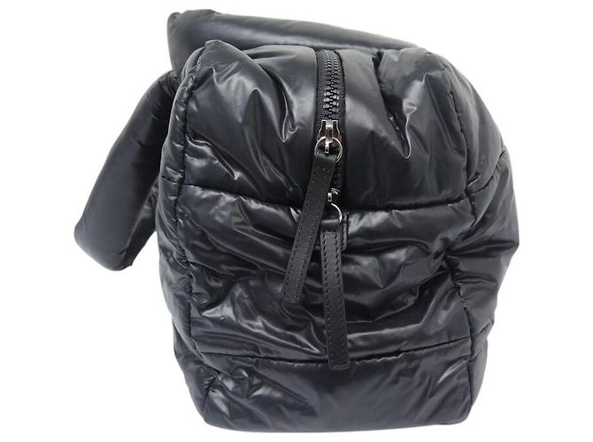 NUOVA BORSA A MANO CHANEL COCO COCOON MM NYLON NERO - vista 4