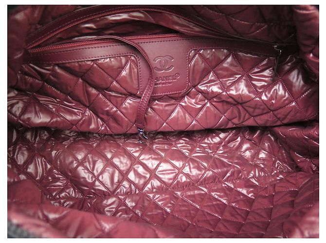 NUOVA BORSA A MANO CHANEL COCO COCOON MM NYLON NERO - vista 7