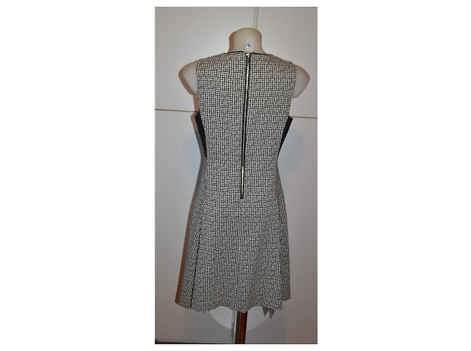 Abito midi DKNY nero e bianco - vista 4