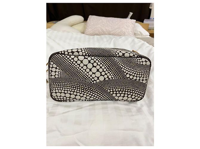 Neverfull Louis Vuitton Tote aus Leder braun weiß - Ansicht 5
