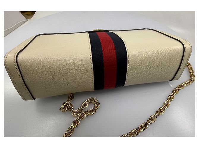 Borsa a spalla Ophidia di Gucci Bianco sporco - vista 12