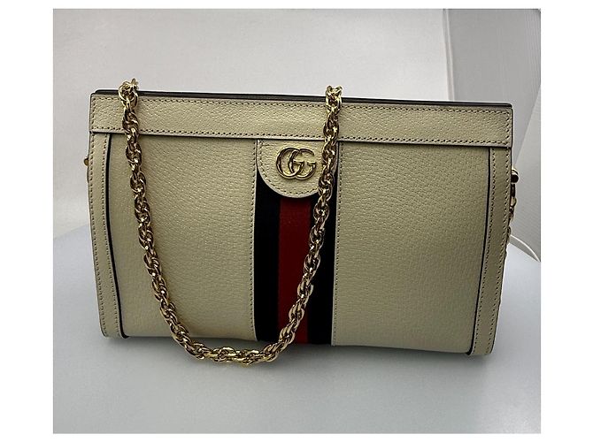 Borsa a spalla Ophidia di Gucci Bianco sporco - vista 13