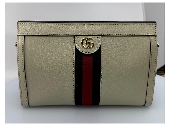 Borsa a spalla Ophidia di Gucci Bianco sporco - vista 2