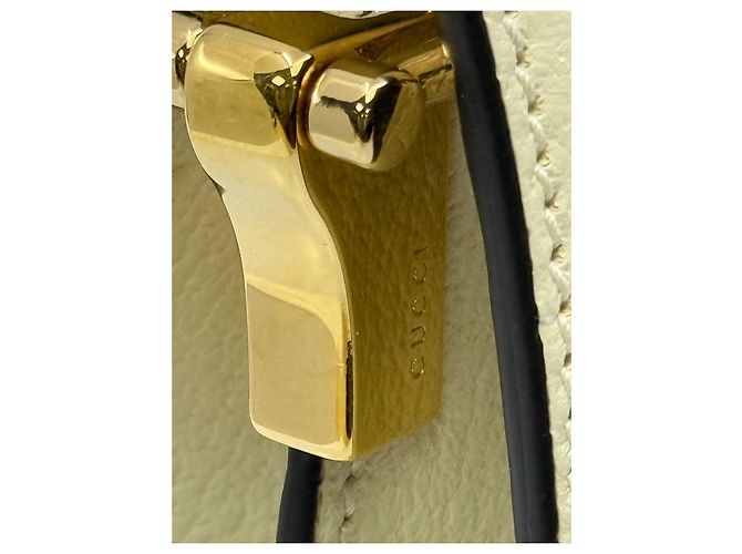 Borsa a spalla Ophidia di Gucci Bianco sporco - vista 4