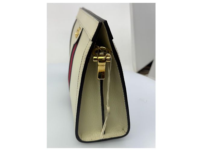 Borsa a spalla Ophidia di Gucci Bianco sporco - vista 5