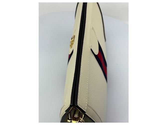 Borsa a spalla Ophidia di Gucci Bianco sporco - vista 7