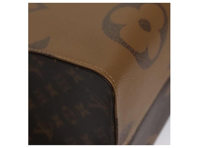 LOUIS VUITTON Monogram Reverse Giant On The Go GM Borsa Tote M45320 Auth BD313S Monogramma - vista 14