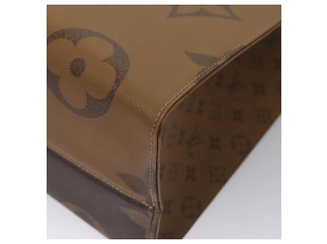 LOUIS VUITTON Monogram Reverse Giant On The Go GM Borsa Tote M45320 Auth BD313S Monogramma - vista 15
