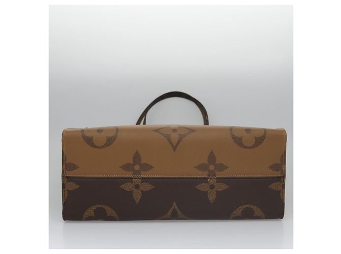 LOUIS VUITTON Monogram Reverse Giant On The Go GM Borsa Tote M45320 Auth BD313S Monogramma - vista 5